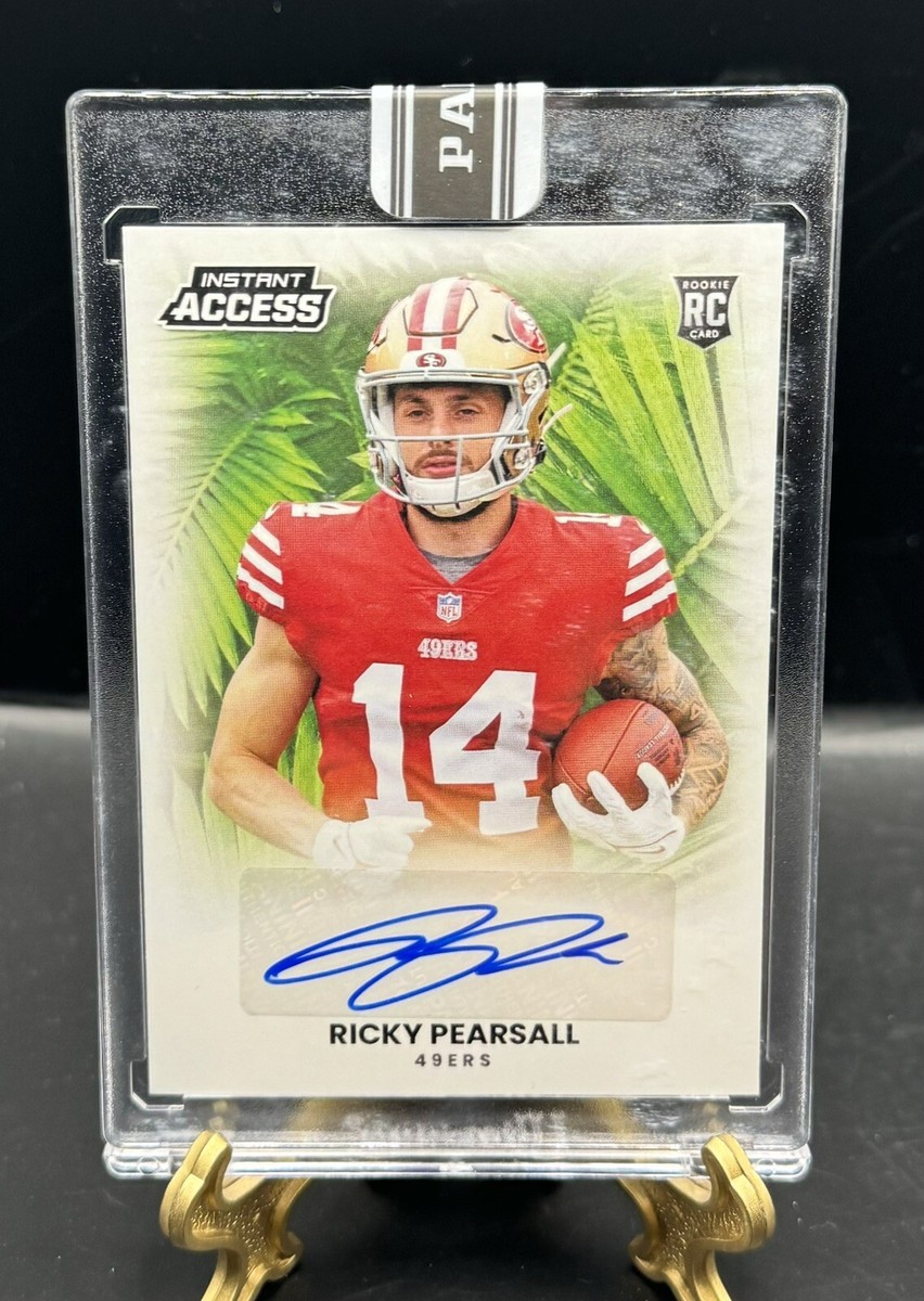 2024 Panini NFL Instant Signature RICKY PEARSALL Auto Rookie Card