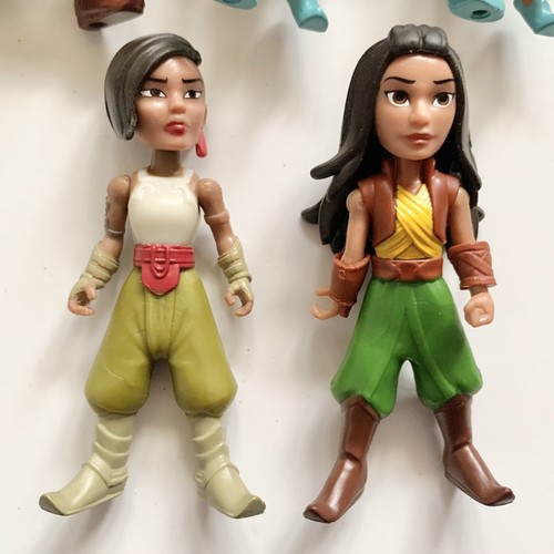Lote de 5 figuras de acción Raya and the Last Dragon Hasbro topper para pastel 3"" Namaari Sisu - Imagen 3 de 8