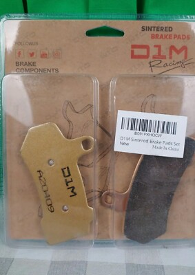 New D1M Racing Sintered Brake Pads A20409 Brake Pads Fit Harley DavisTouring Ele