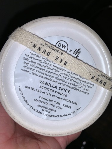 NEW Rae Dunn Hanukkah Candle Menorah Holiday Home New It’s Lit Vanilla Spice - Picture 6 of 6