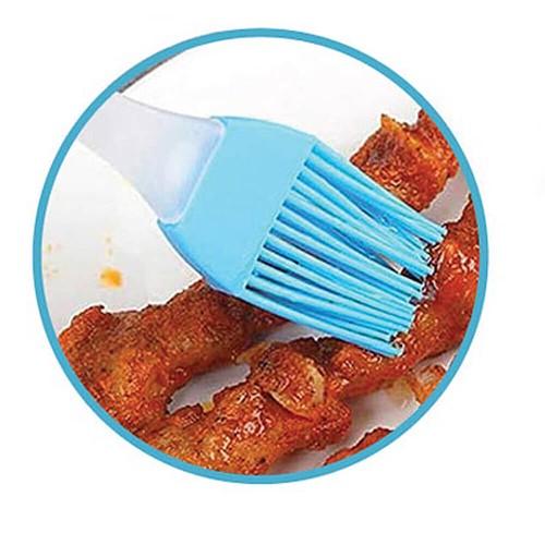Großer Silikonpinsel 20cm Rosa Backpinsel aus Silikon grillen kochen backen BBQ - Bild 5 von 7