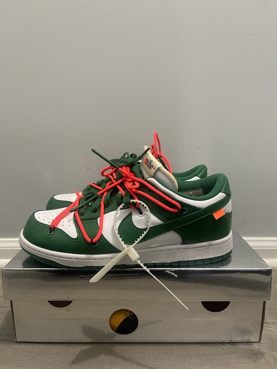 Size 9 - Nike Dunk Low x OFF-WHITE Pine Green 2019 VNDS Size 9 - Nike Dunk Low x OFF-WHITE Pine Green 2019 VNDS