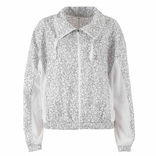Fabletics Damen Sommer Jacke Layla Jacket Weiß / L / Sportjacke, Trainingsjacke-image