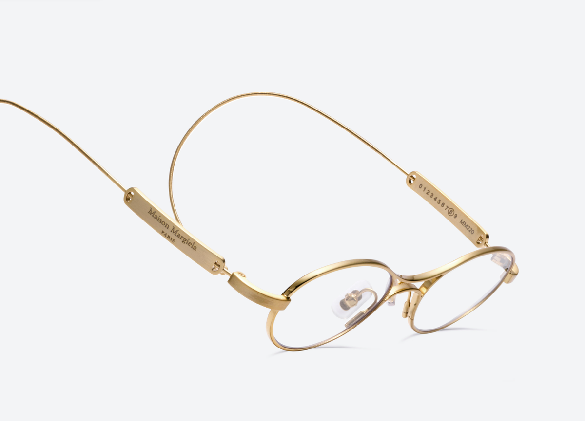 Gentle Monster x Maison Margiela MM220 Gold Clear Sunglasses