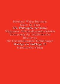 Die Philosophie der Leere | Buch | 9783447052504 - Bernhard Weber-Brosamer