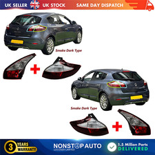 4X Rear Light Lamp Set For RENAULT Megane III 2013-2016