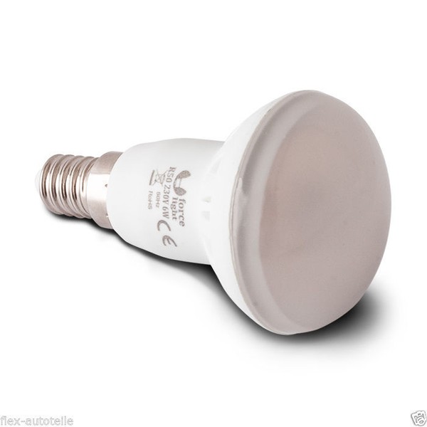 Led Birne GlüHbirne GlüHlampe Lampe Sparlampe E14 R50 Warmweiß 6W Wie 60W Bulb-image