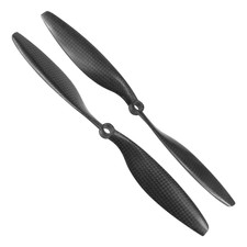 1 Pair 10 x 4.5 Carbon Fiber Propeller Prop CW CCW 1045 for RC Multi-Copter Quad