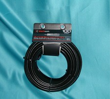Quad Shield 100ftcoax Cable Rg-6 18awg Cl2 75c 500223 “factory New Great Sale”!!