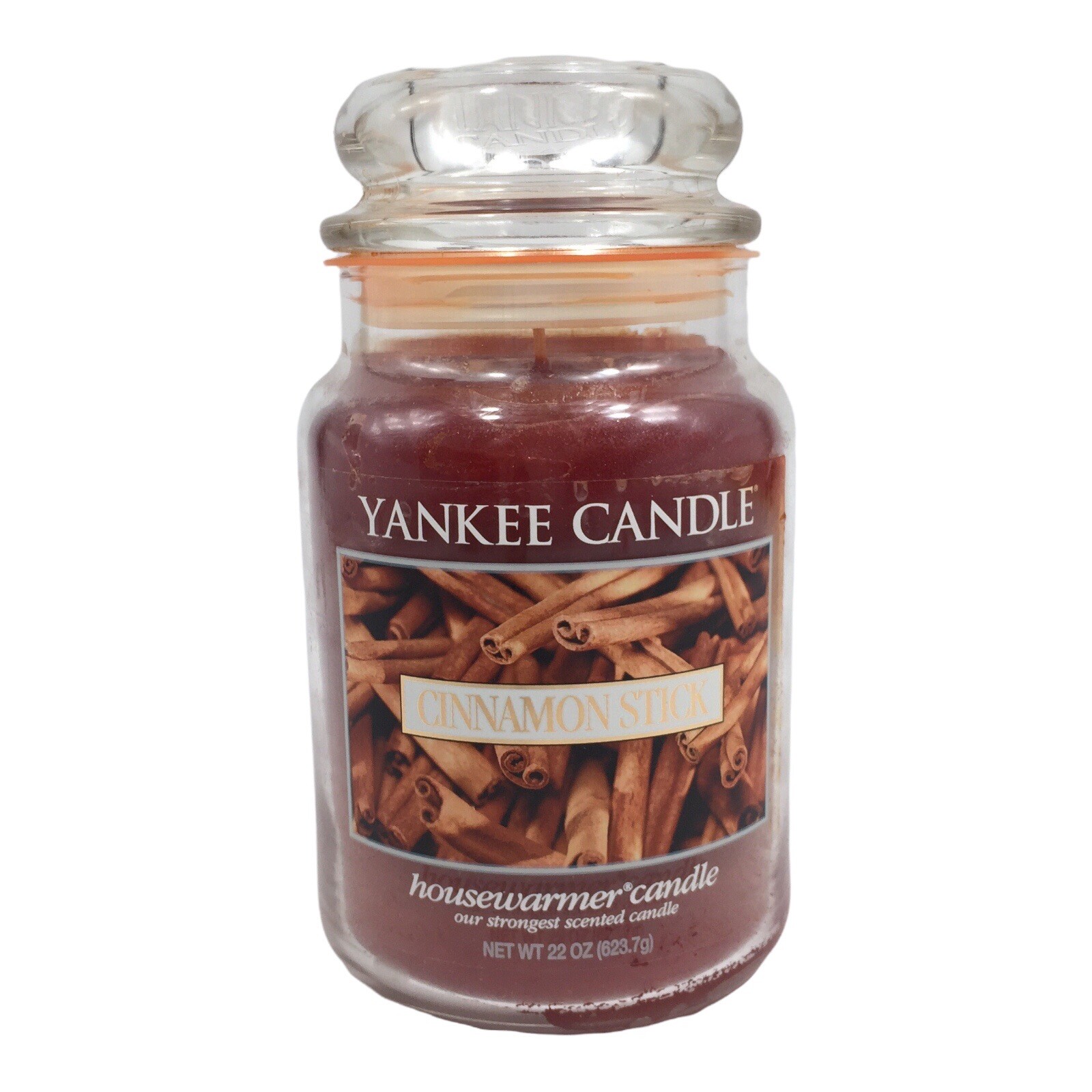 New Yankee Candle Cinnamon Stick 22 oz Jar Unburned Housewarmer