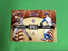 2004 Leather and Lumber Rivals Silver #2 Mark Prior Albert Pujols 026/100 Cubs
