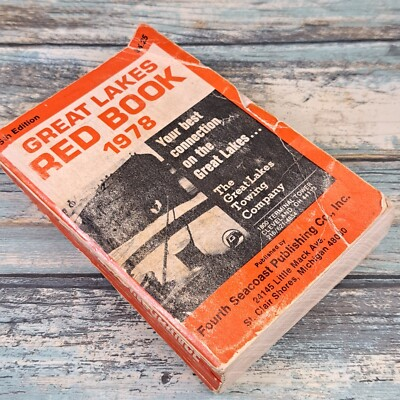 #ad Great Lakes ships shipping history Red Book 1978 Captains Engineers Ports $12.28