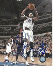 Erick Dampier Autographed 8x10 Dallas Mavericks Free Shipping C680