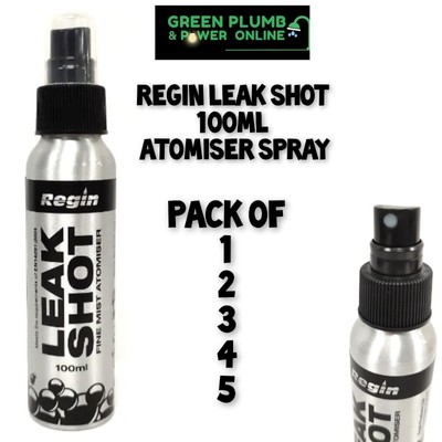 Regin REGL15 Gasleck Shot Zerstäuber Spray 100ml Packung mit 1 - 2 - 3 - 4 - 5
