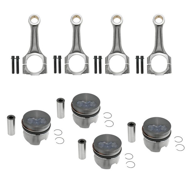 Kolben Set Standard Mit Pleueln FüR VW T3 1.7D KY 033107065 93921600 068198401D-image