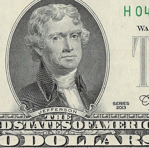 APRIL 07 1973 Birthday Date Note Fancy Serial Number Two Dollar Bill - Picture 2 of 11