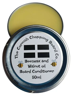 THE CORNISH CHOPPING BOARD COMPANY Chopping Board Beeswax & Walnut Oil Conditioner 50ml - 100% Natural