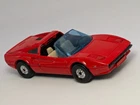 Vintage Corgi Toys 298 Red Ferrari 308 GTS Magnum PI TV Show 1/43 Diecast