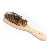 Reinforced Boar Bristle Wave Brush for Men and Barbers – Hard Bristles for Thick