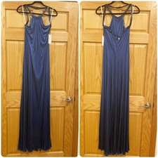 Gianni Versace Collection Blue Halter Dress