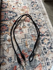 Cob Size Clip On Rope Black Reins