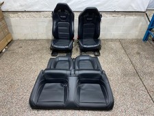 2019 MUSTANG GT OEM RECARO DRIVER PASSENGER FRONT SEATS PAIR BLACK LEATHER RARE!