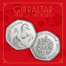 VORBESTELLUNG!!! 50 Pence 2026 Gibraltar Jahr...
