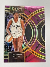 2024 Panini Select WNBA Lynx Diamond Miller Premier Purple Prizm /149 #169