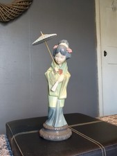 Vintage Lladro Geisha Figurine ' Oriental Spring' # 4988