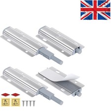 Adhesive Installation Push Open Latches - 4 Pack for Effortless Modernizing