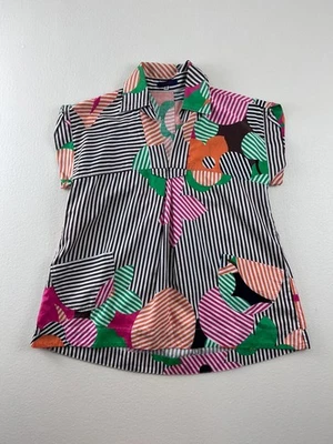 Kenzo Japan Blouse vintage Y2K imprimé graphique année 90 - 38 S #38/S - Photo 1/4