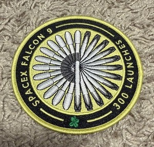 SpaceX Falcon 9 300 Launches patch