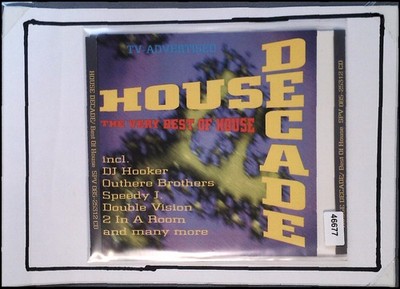VARIOUS house decade - the very best of house VG+/VG+ (CD Album, Electronic)