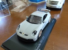 Minichamps Porsche 911 GT3 992 Gray 1/43 Scale Diecast Model Car