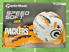 New Taylormade Speedsoft Ink 1 dozen golf balls Green Bay Packers NFL