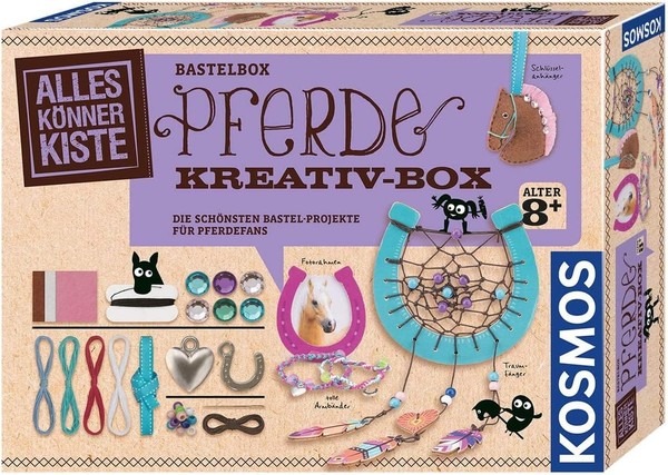Kosmos 604363 Pferde Kreativ Diy Bastelset MäDchen Jungen Bastelprojekte-image
