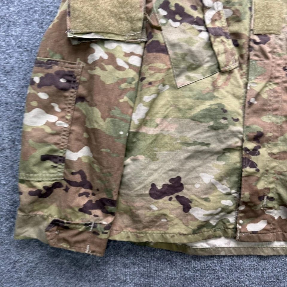 Military Combat Uniform Jacket Unisex Small X-Short Multicam Camo Field Shirt - Image 2 of 4