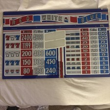 Vintage 3 Coin 777 Red White Blue Slot Machin...