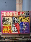 Original Basquiat Style Jesus Painting Canvas Neo Expressionist Art Decor 11x14 — photo 3