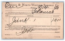 1890 Chicago, St. Paul, Minneapolis & Omaha Railway Special Time Pass No. 2591 — listing 2