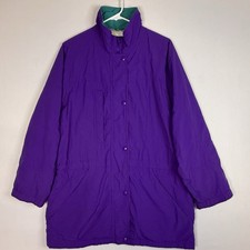 Vintage 90s Eddie Bauer Gore-Tex Jacket Women's M Colorblock Outdoor Purple
