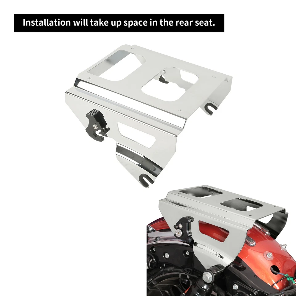 Kit de acoplamiento desmontable de 4 puntos para soporte de montaje individual apto para Harley Touring 09-13 Foto 2 de 4