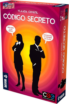 Devir - Codigo Secreto, Team Strategy Board Game, Party Word Association & Deduc