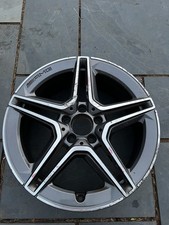 MERCEDES A CLASS AMG 18" ALLOY WHEEL RIM GREY DIAMOND CUT GENUINE A1774011500 X1