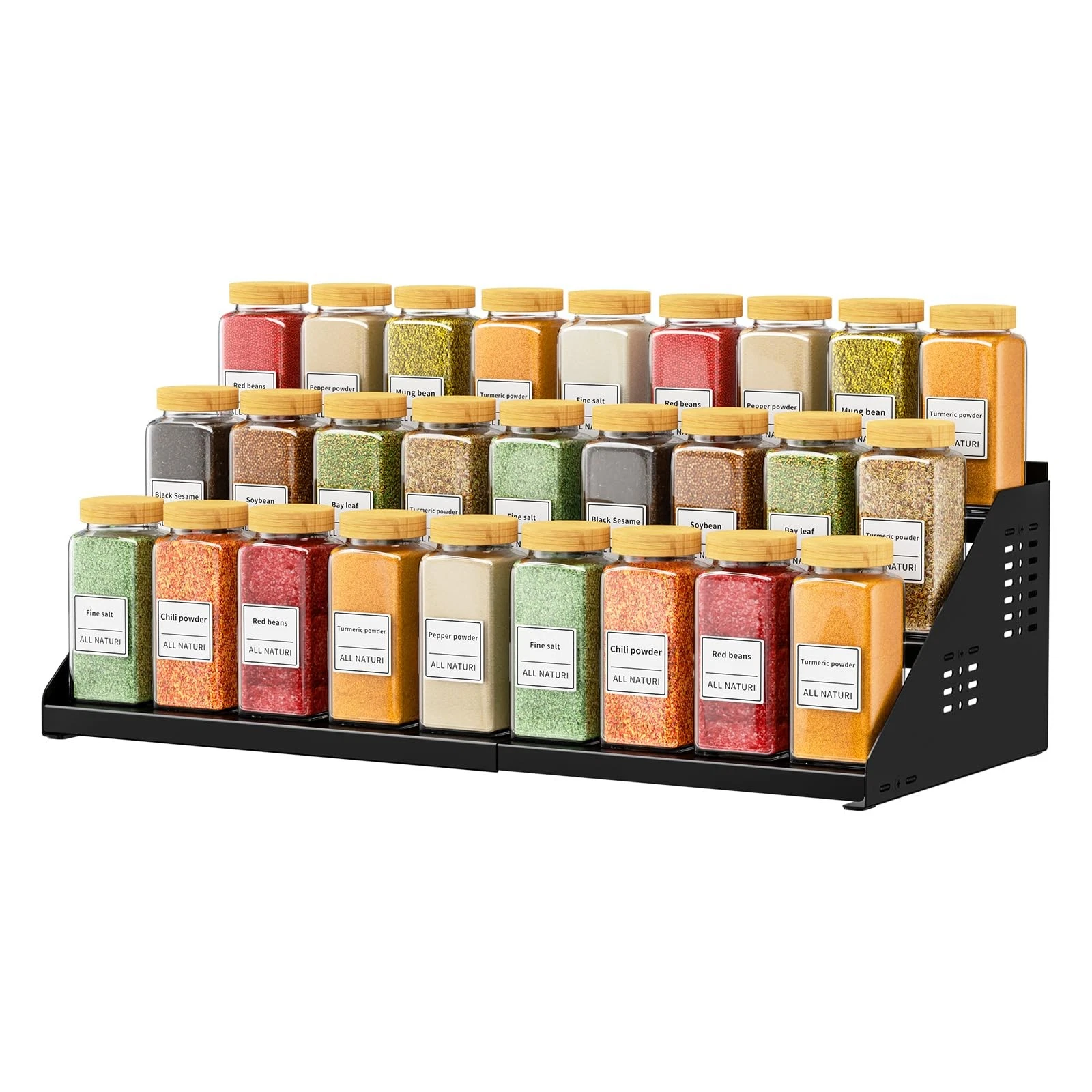 Spice Rack Organizer for Cabinet, 3 Tier Spice Rack Expandable(13.4"-21.8"), ...
Opens in a new wind