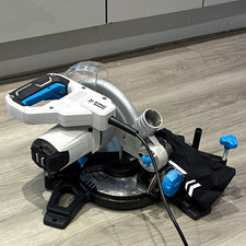 Mac Allister 210mm Compound Mitre Saw MMIS210C-B Corded Electric Dust Bag