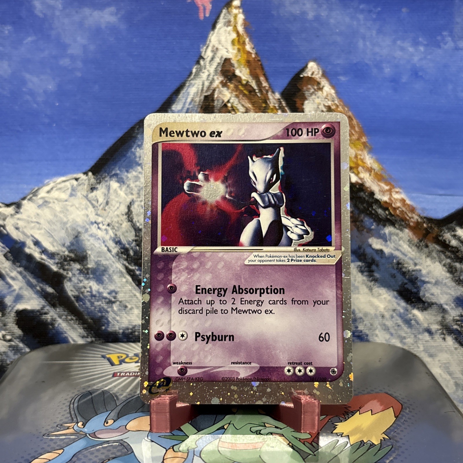 Mewtwo ex - 101/109 Pokemom EX Ruby & Sapphire - Holo MP ✨