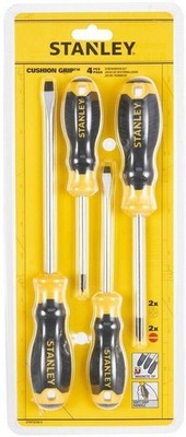  Stanley STHT16169-0 Cushion Grip Schraubendreher-Set (4 Stück)