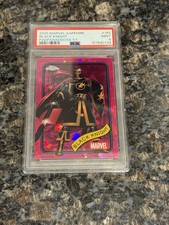 2025 Topps Chrome Marvel Sapphire Black Knight 1/1 PADPARADSCHA! #165 PSA 9