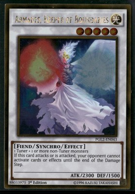 Armades, Keeper of Boundaries PGL2-EN043 Gold Rare Yu-Gi-Oh 1st Edition NM
